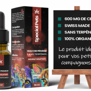 Huile CBD 6% Pets Saumon