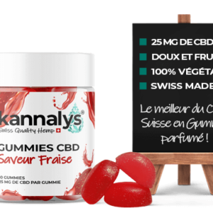 Gummies au CBD saveur Fraise